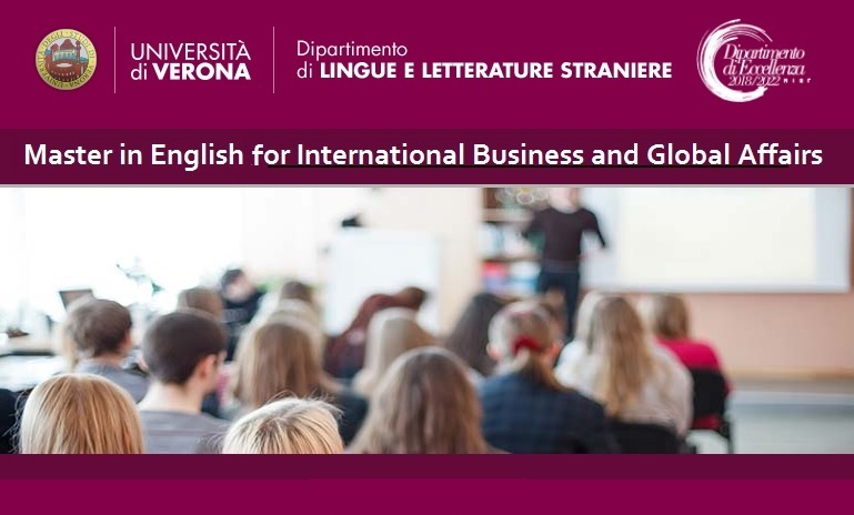 Aperte le iscrizioni per il nuovo Master di Primo livello “English for International Business and Global Affairs” – EIBGA